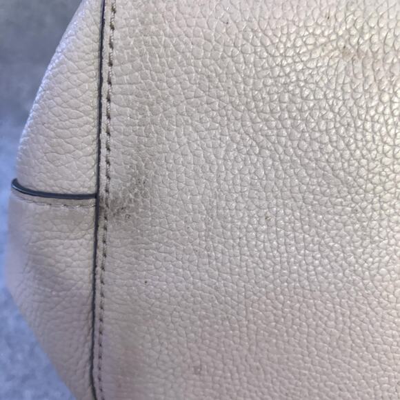 Michael Kors Large Leather Zip Mercer Tote Bag, Silver Hardware, Laptop Sleeve - Picture 15 of 16